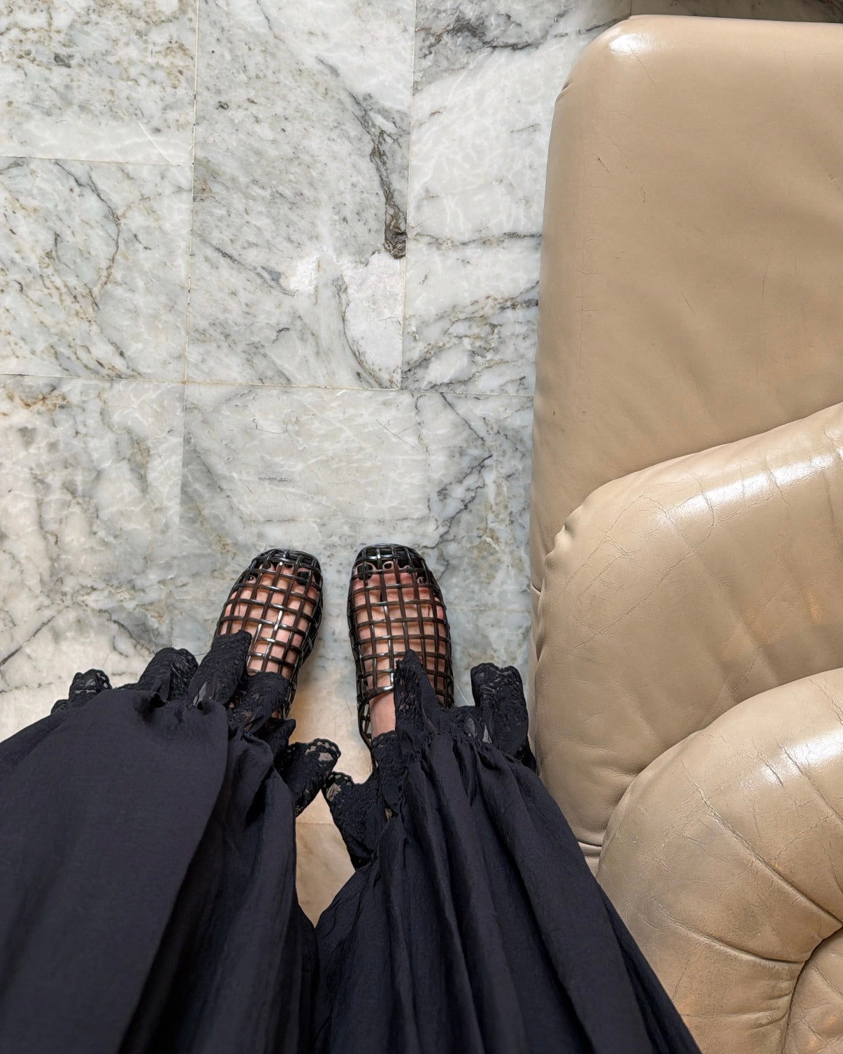 Jelly shoes black