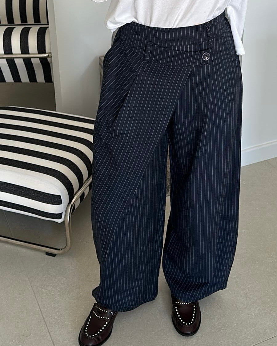 Pantalon Talia Bleu Marine