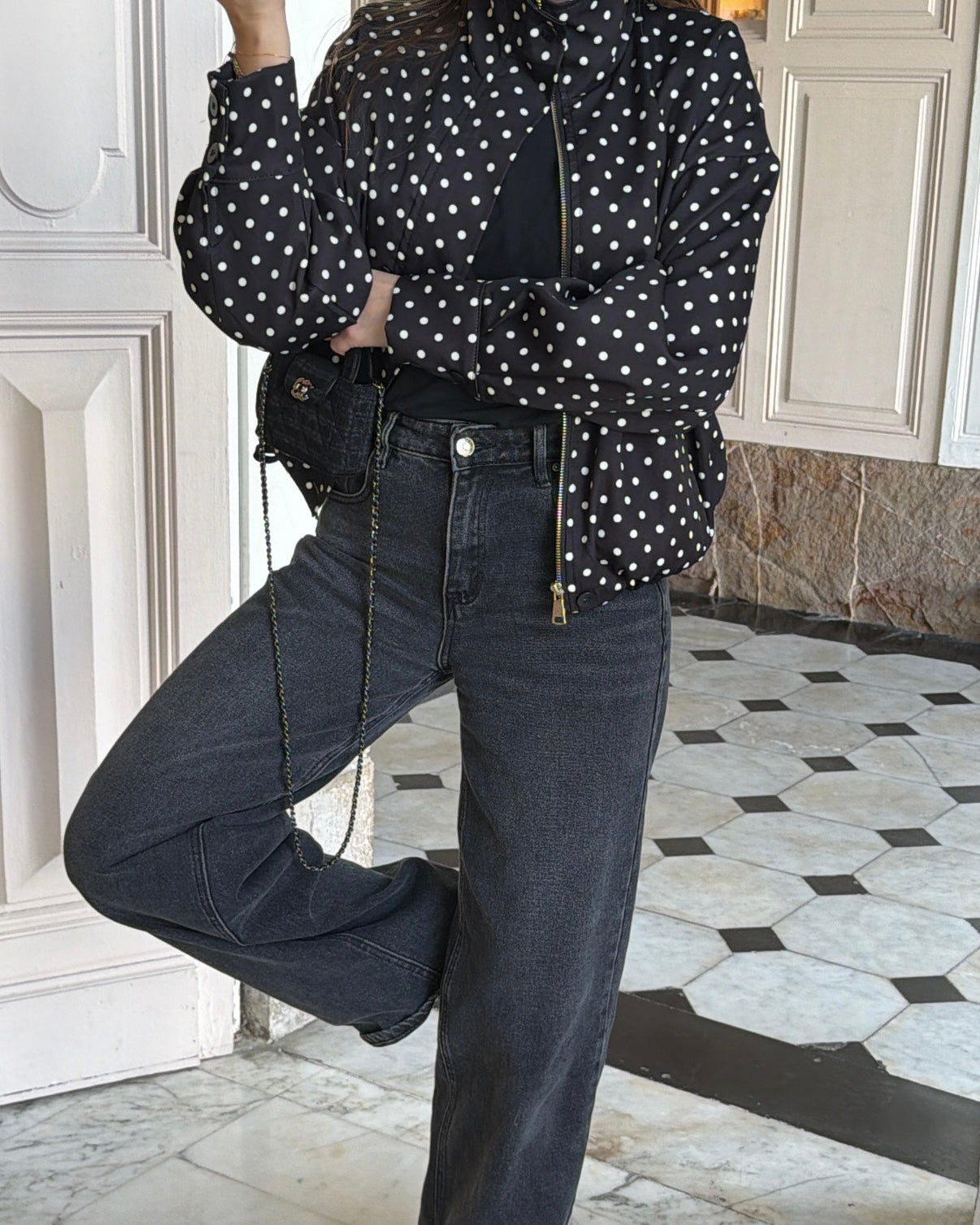 Gilet polkadot
