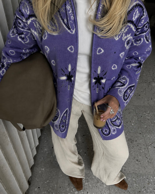Gilet Sacha Violet