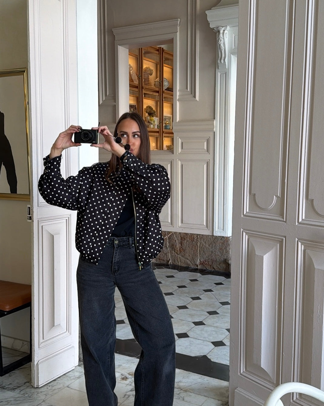 Gilet polkadot