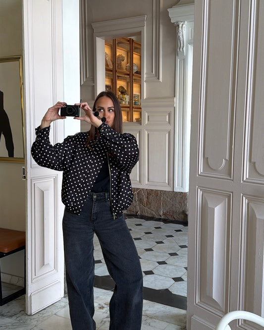 Gilet polkadot