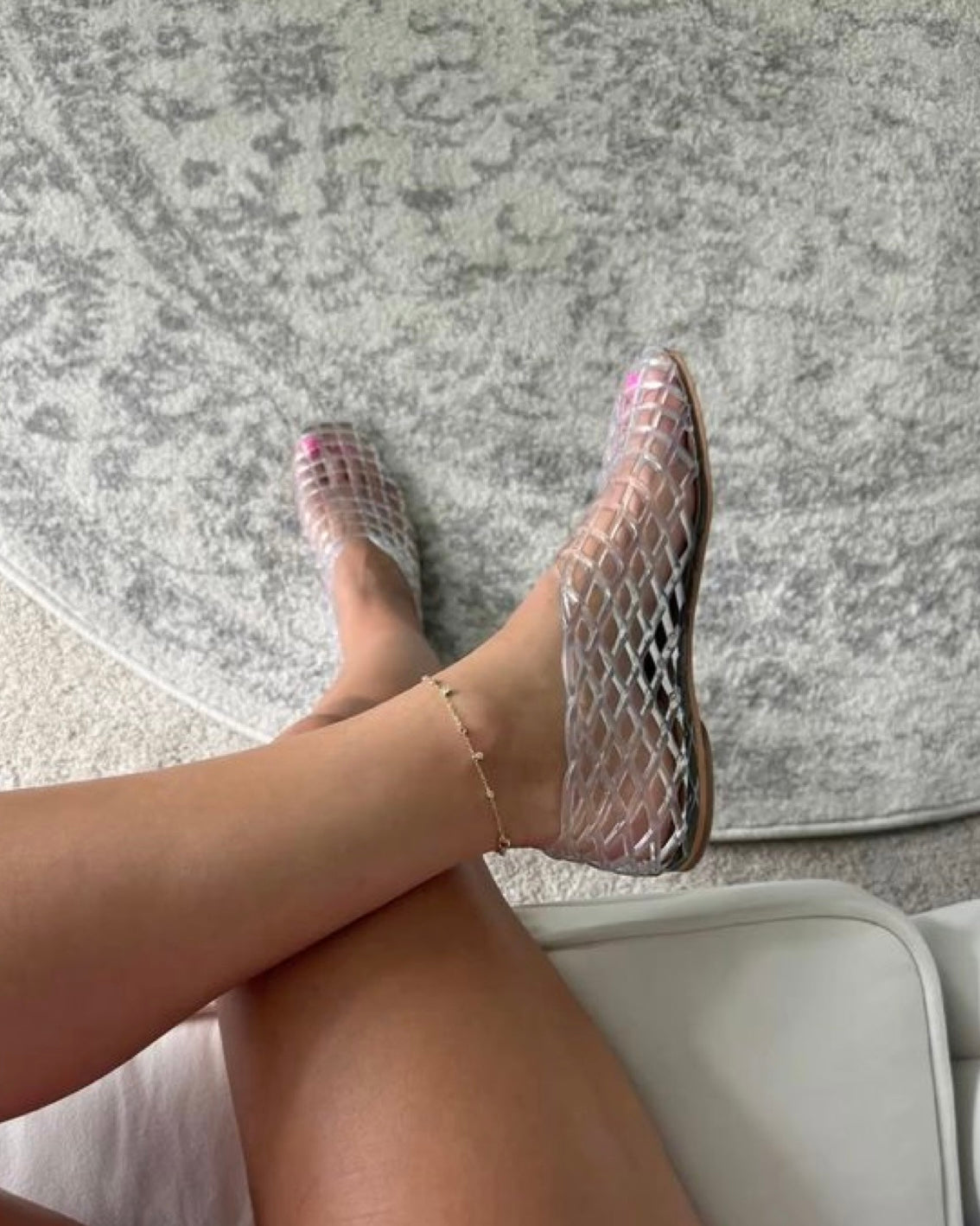 Jelly shoes transparentes