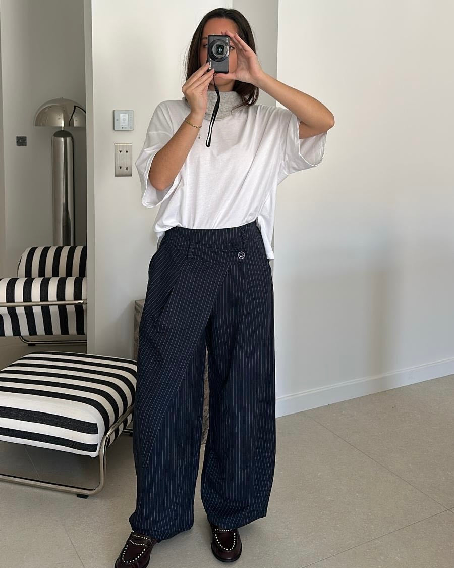 Pantalon Talia Bleu Marine