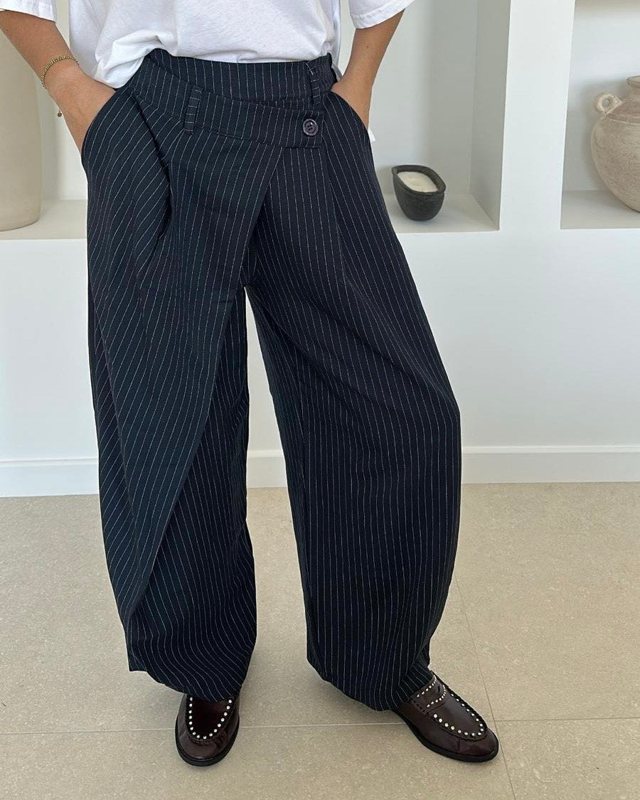 Pantalon Talia Bleu Marine