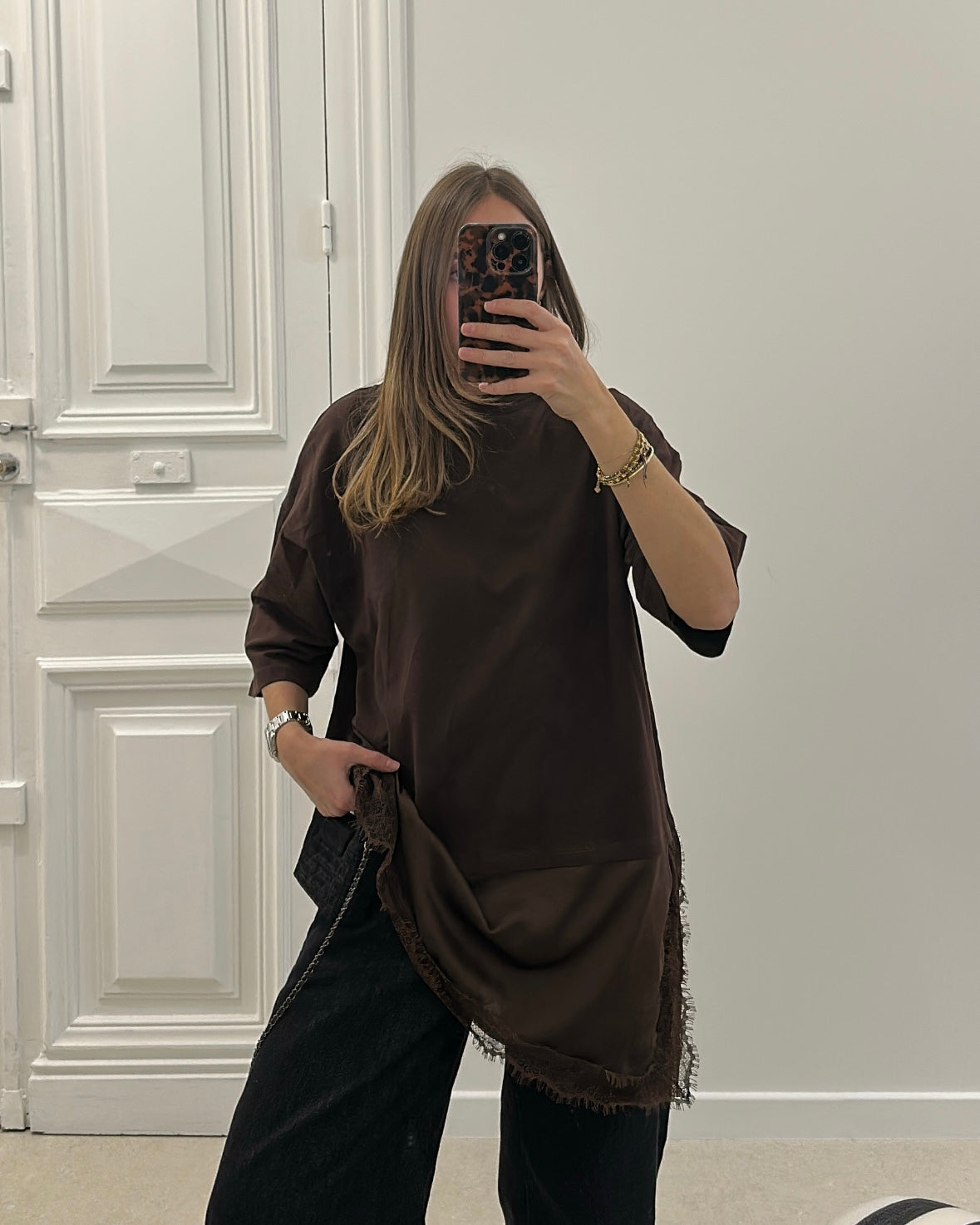 T-shirt dentelle Charles