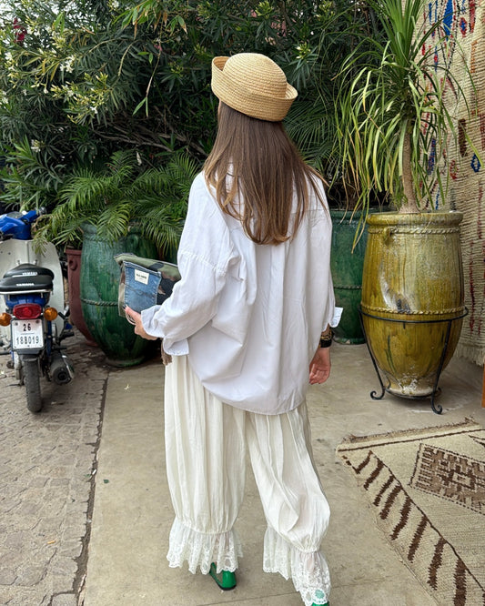 Pantalon Ely crème