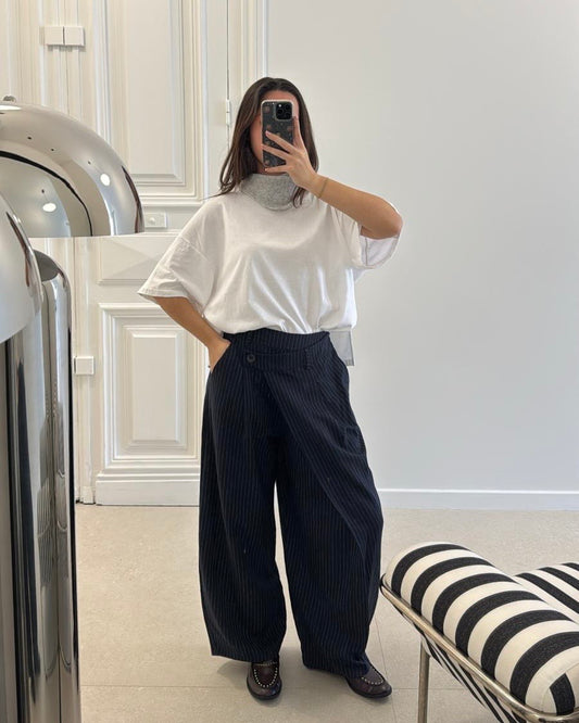 Pantalon Talia Bleu Marine