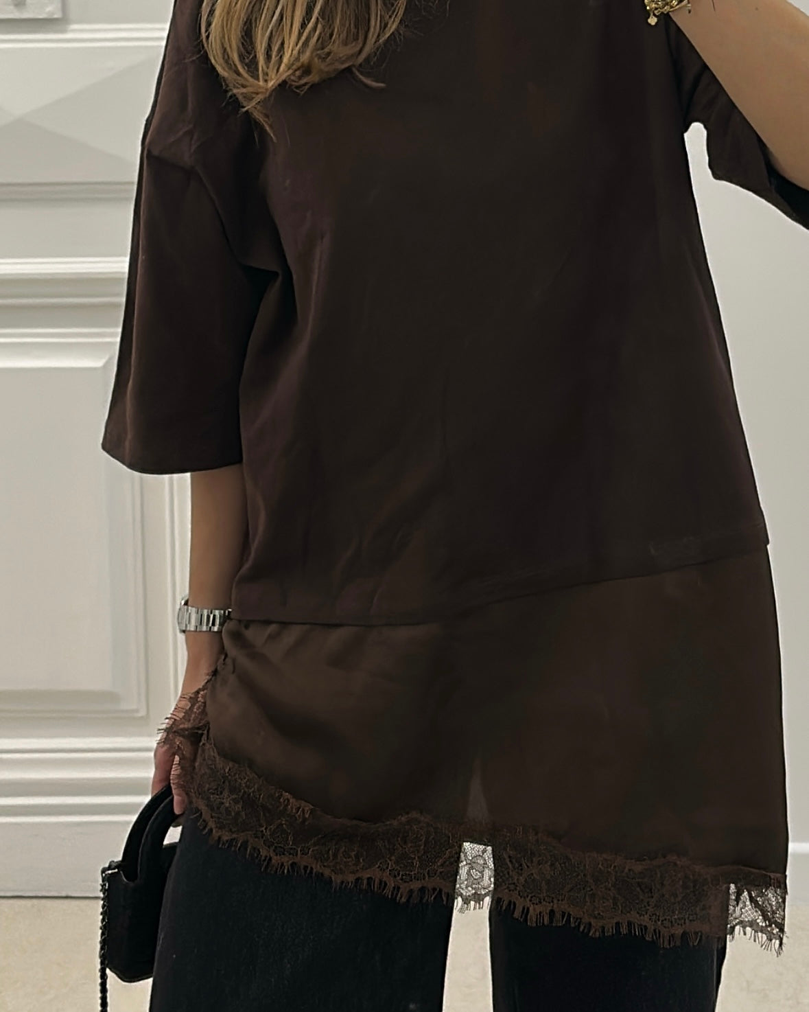 T-shirt dentelle Charles