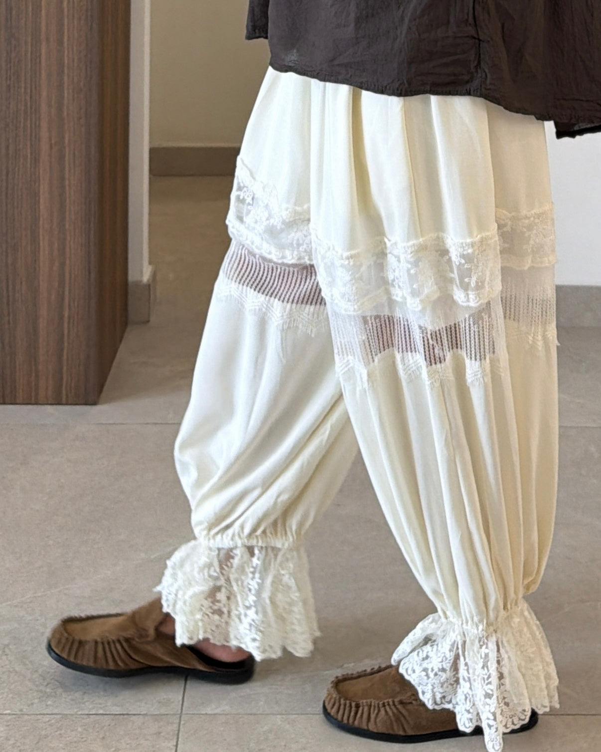 Pantalon Myriam crème
