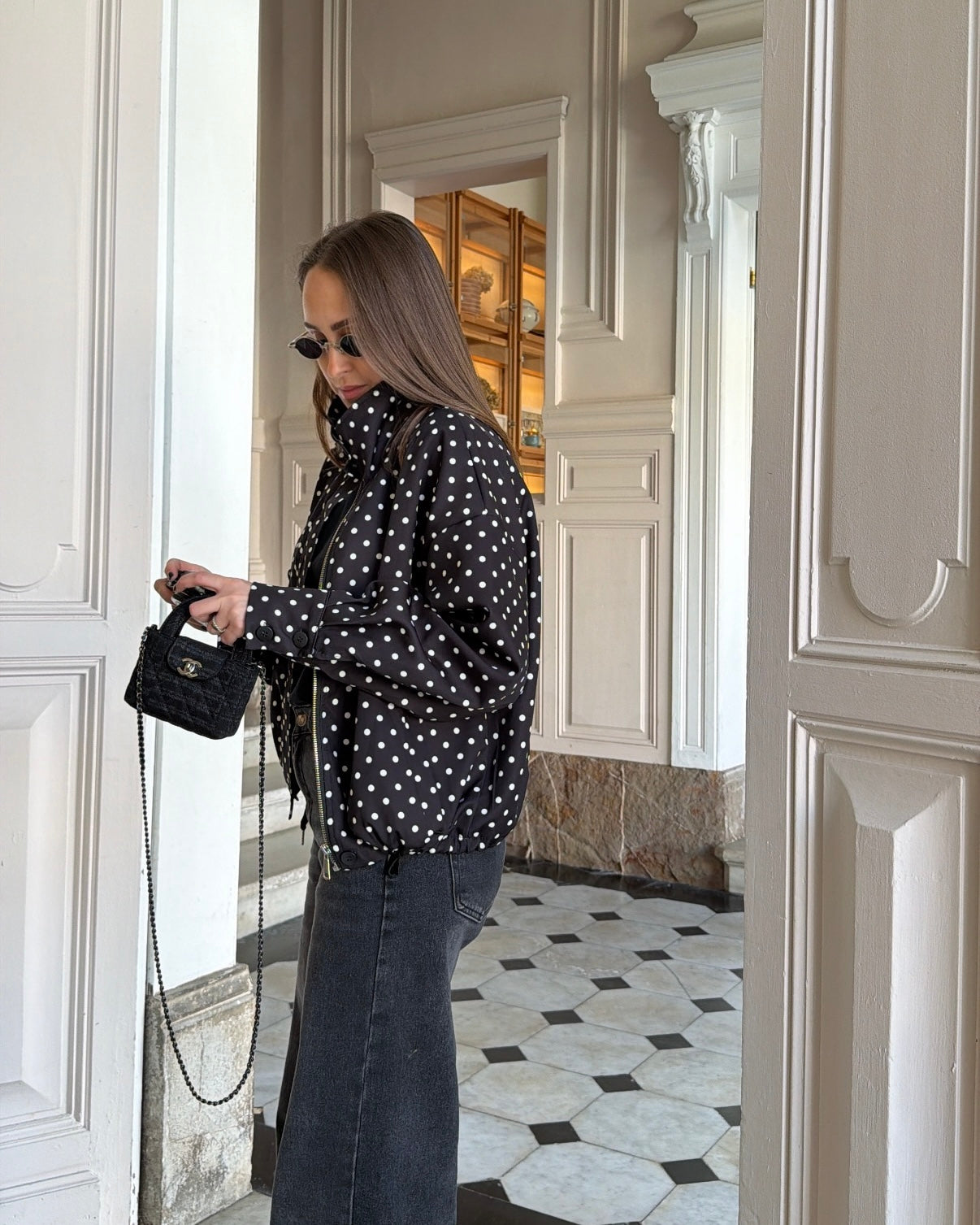Gilet polkadot