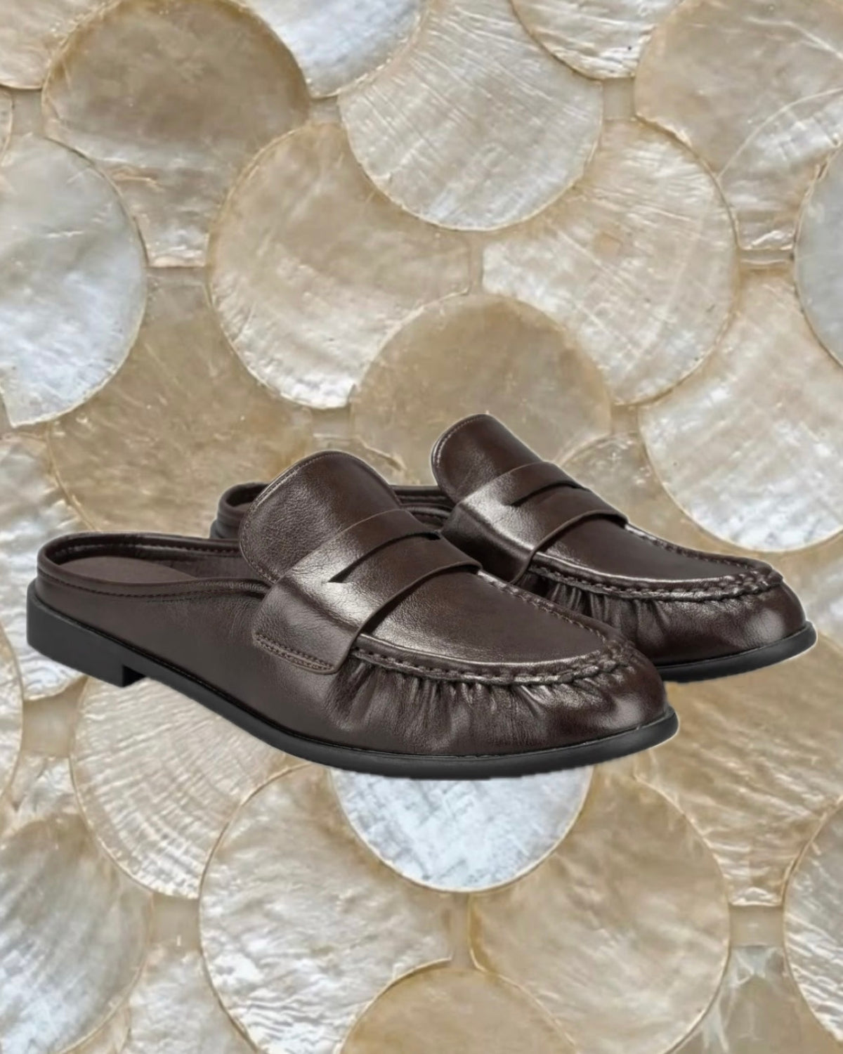 Mules mocassins Lino