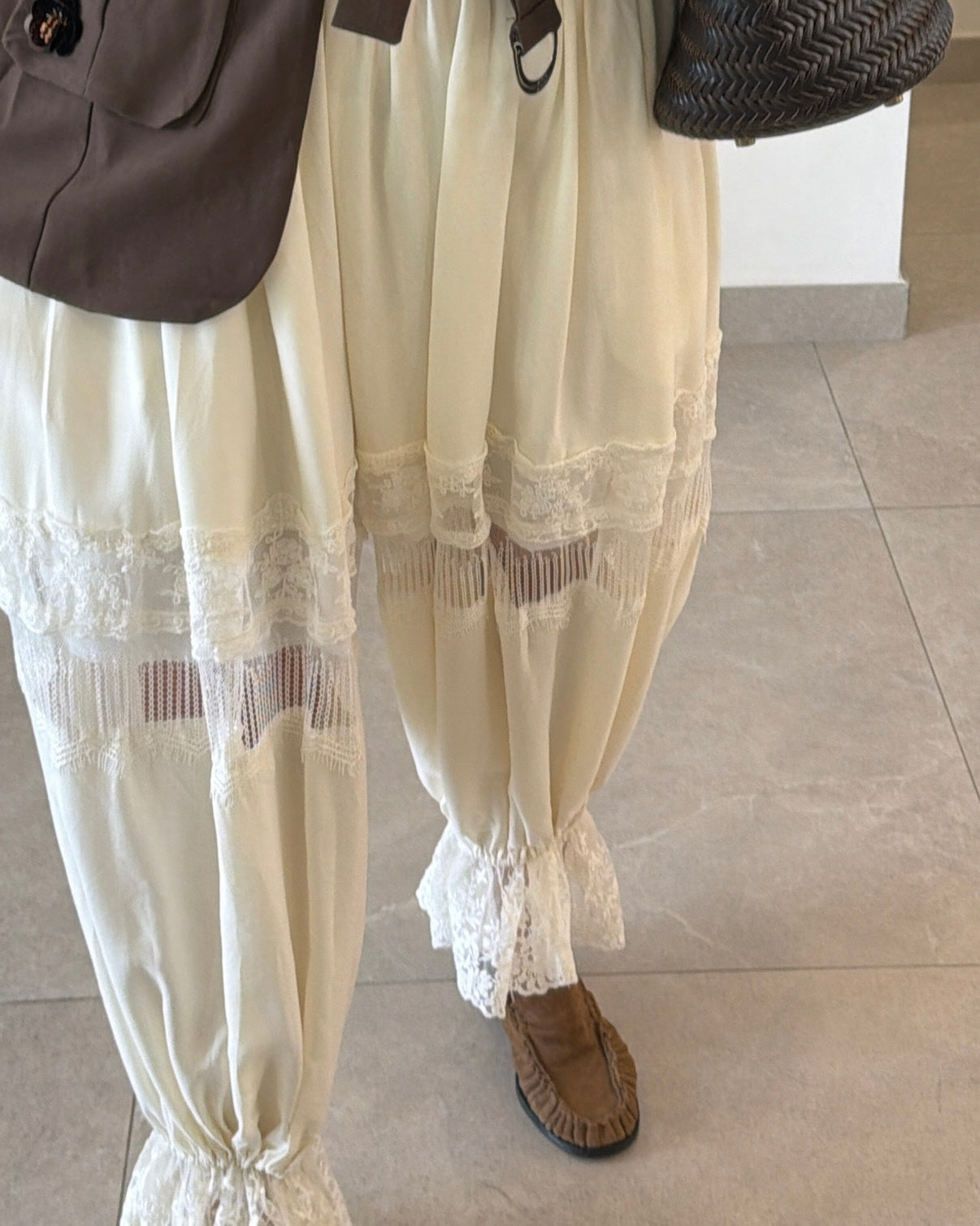 Pantalon Myriam crème