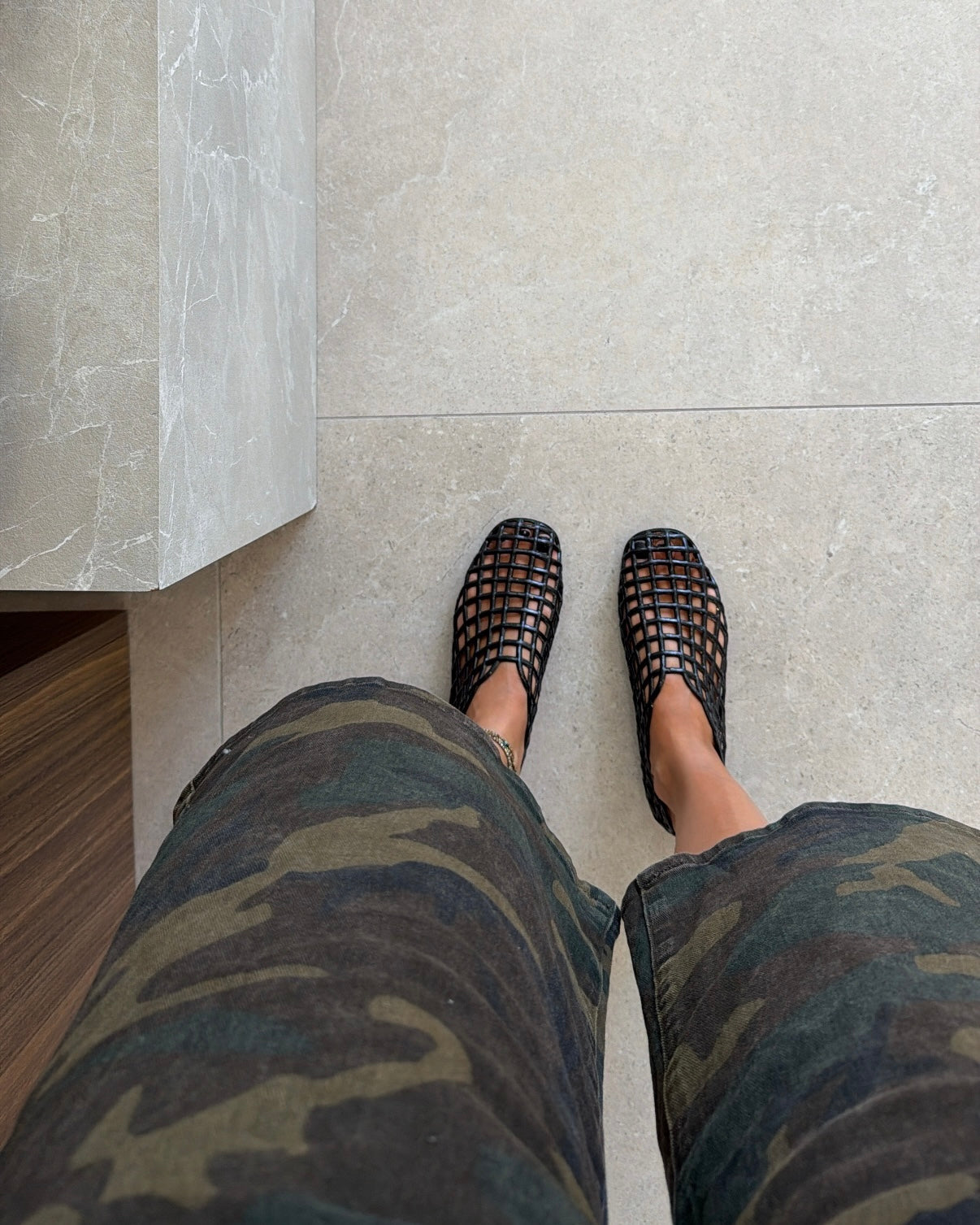 Jelly shoes noires