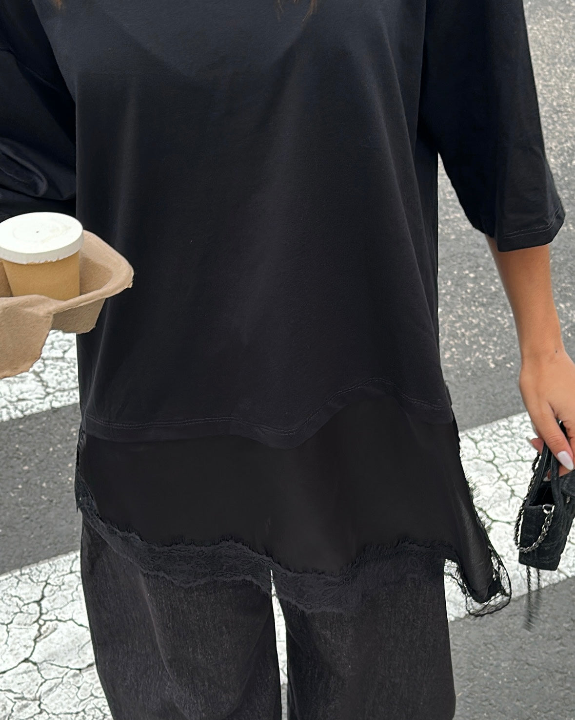 T-shirt dentelle Charles