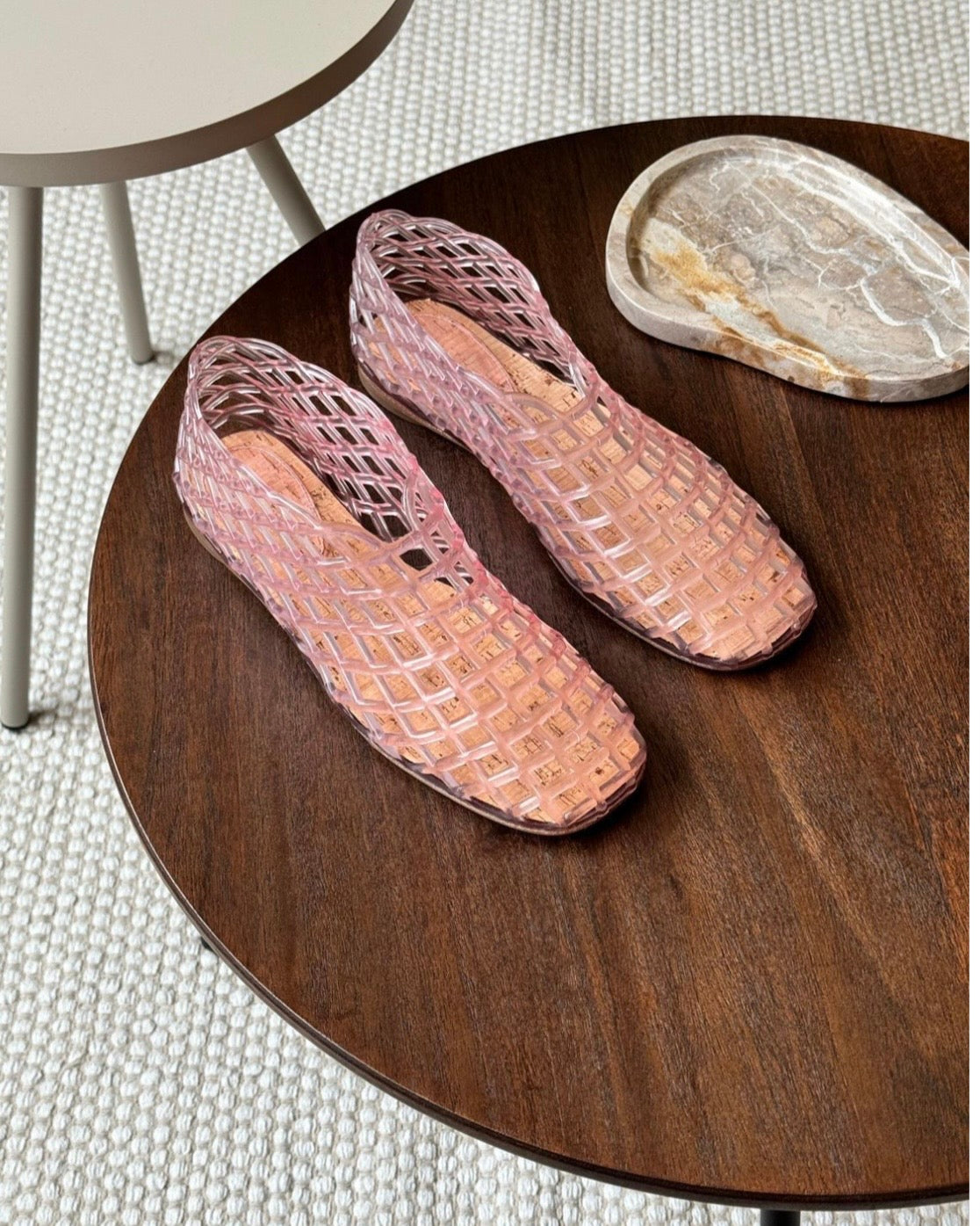 Jelly shoes roses