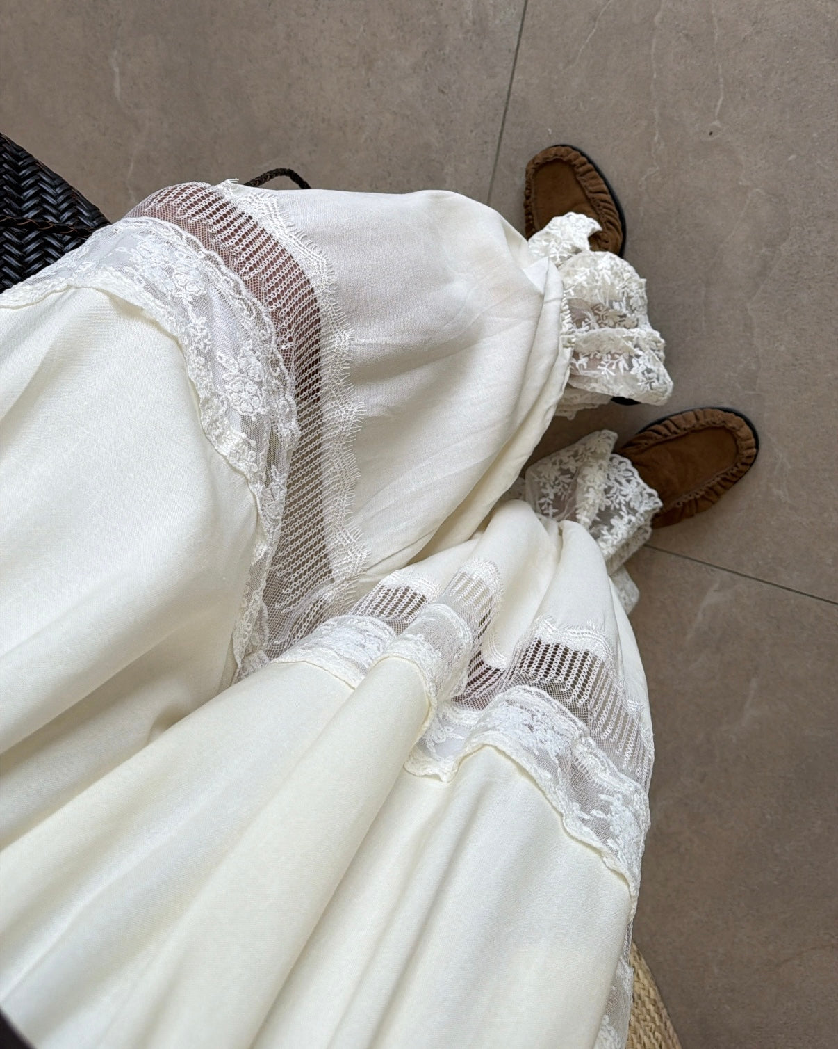 Pantalon Myriam crème