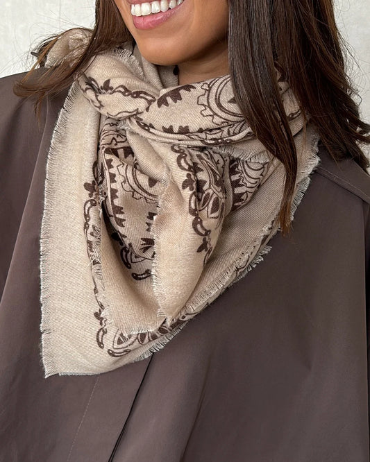 Foulard Eden Beige