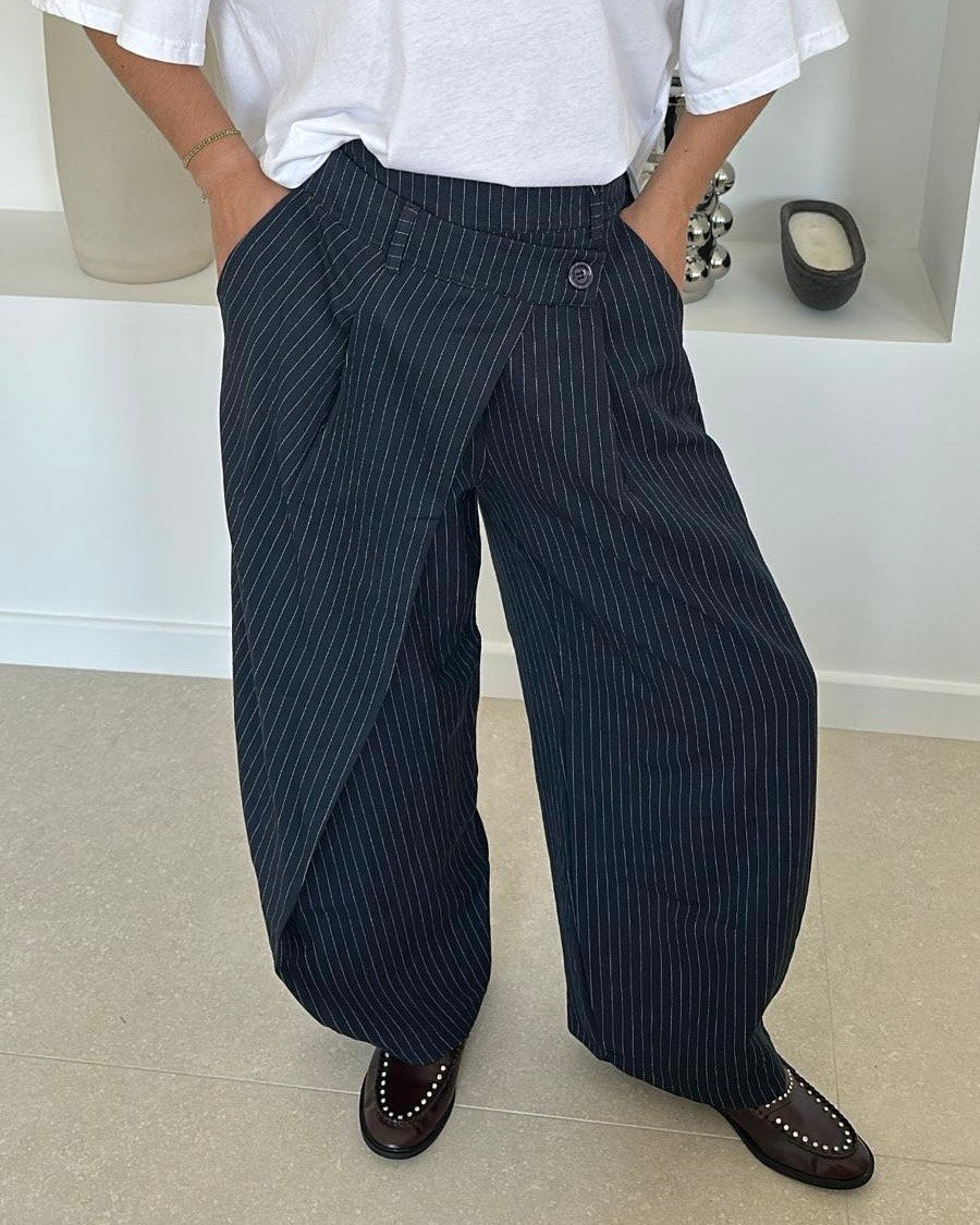 Pantalon Talia Bleu Marine